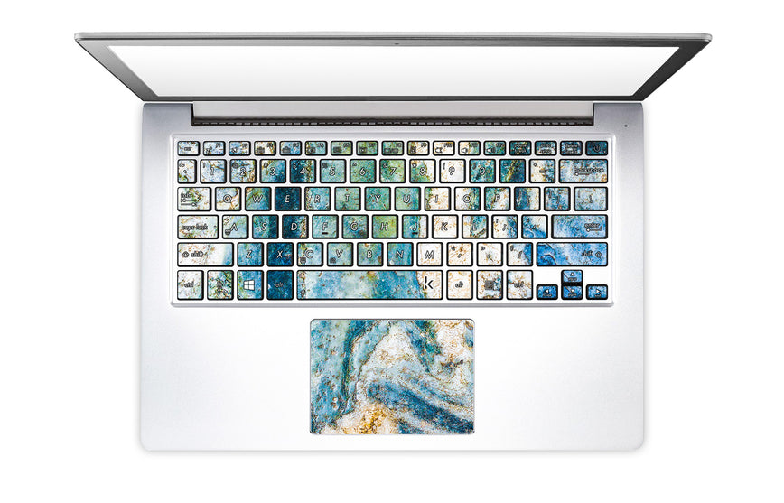 Colosseum Marble Laptop Keyboard Stickers with trackpad sticker