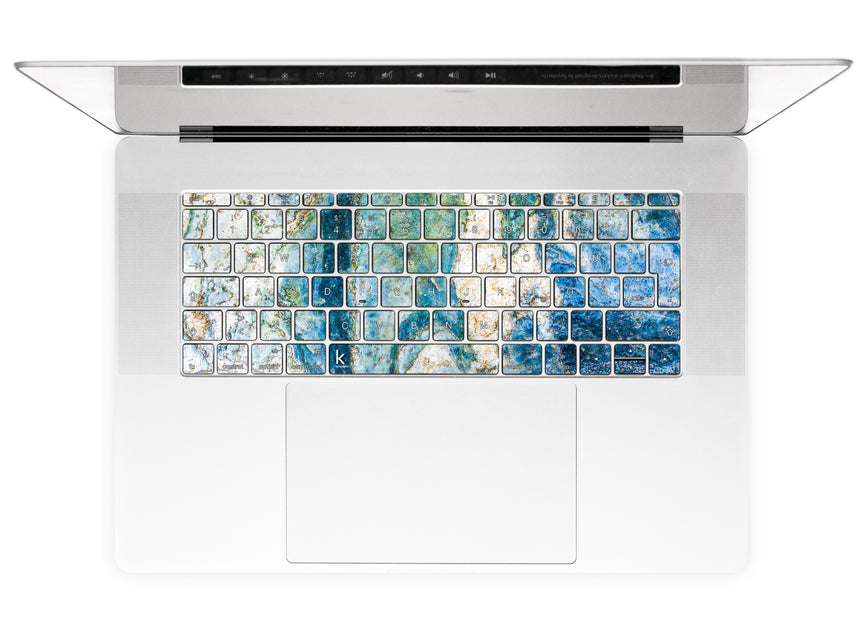 Colosseum Marble MacBook Keyboard Stickers alternate German keyboard