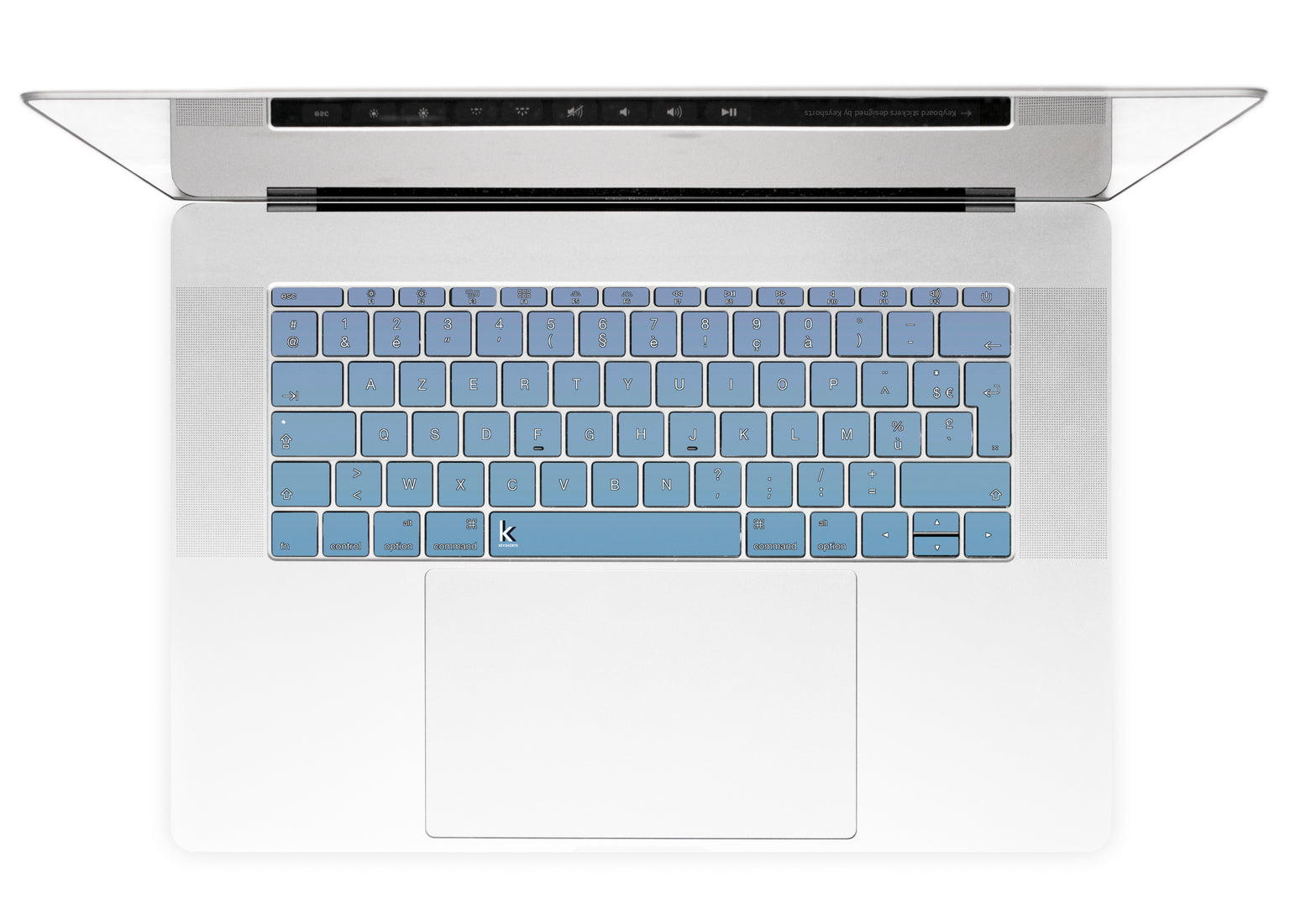 Fairy Tale Sky Ombre MacBook Keyboard Stickers alternate French keyboard