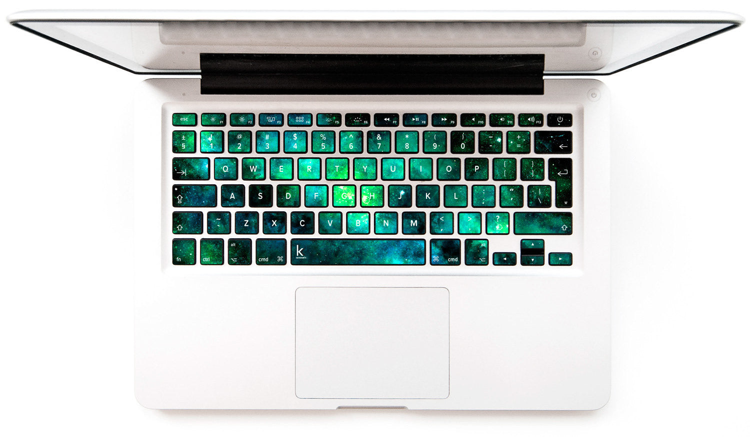Greendust MacBook Keyboard Decal Stickers at Keyshorts.com - 1