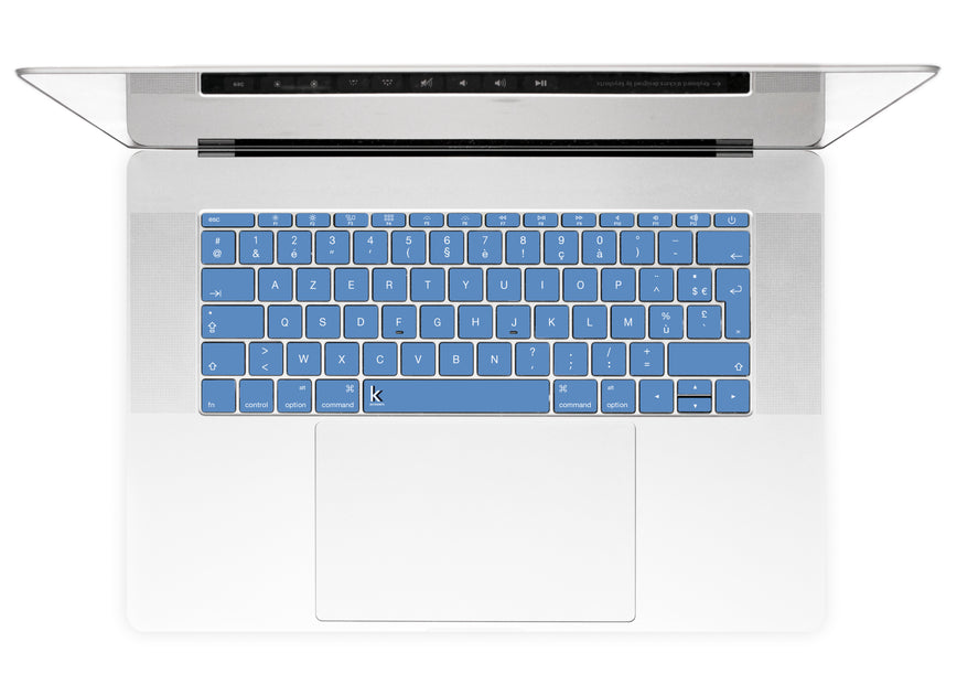 Heritage Blue MacBook Keyboard Stickers alternate French