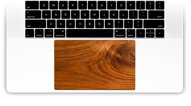 Honey Wood MacBook Trackpad Sticker