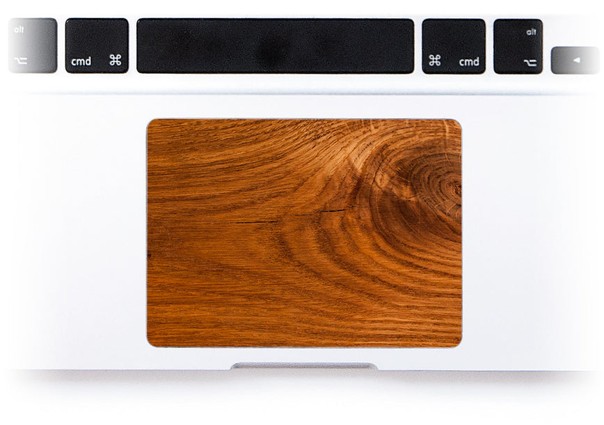 Honey Wood MacBook Trackpad Sticker alternate