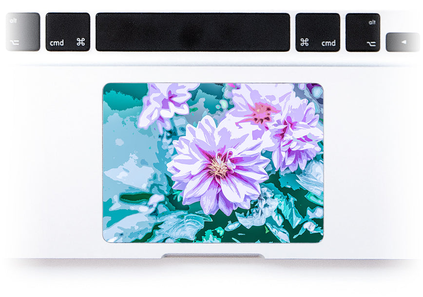 June Flowers MacBook Trackpad Sticker alternate