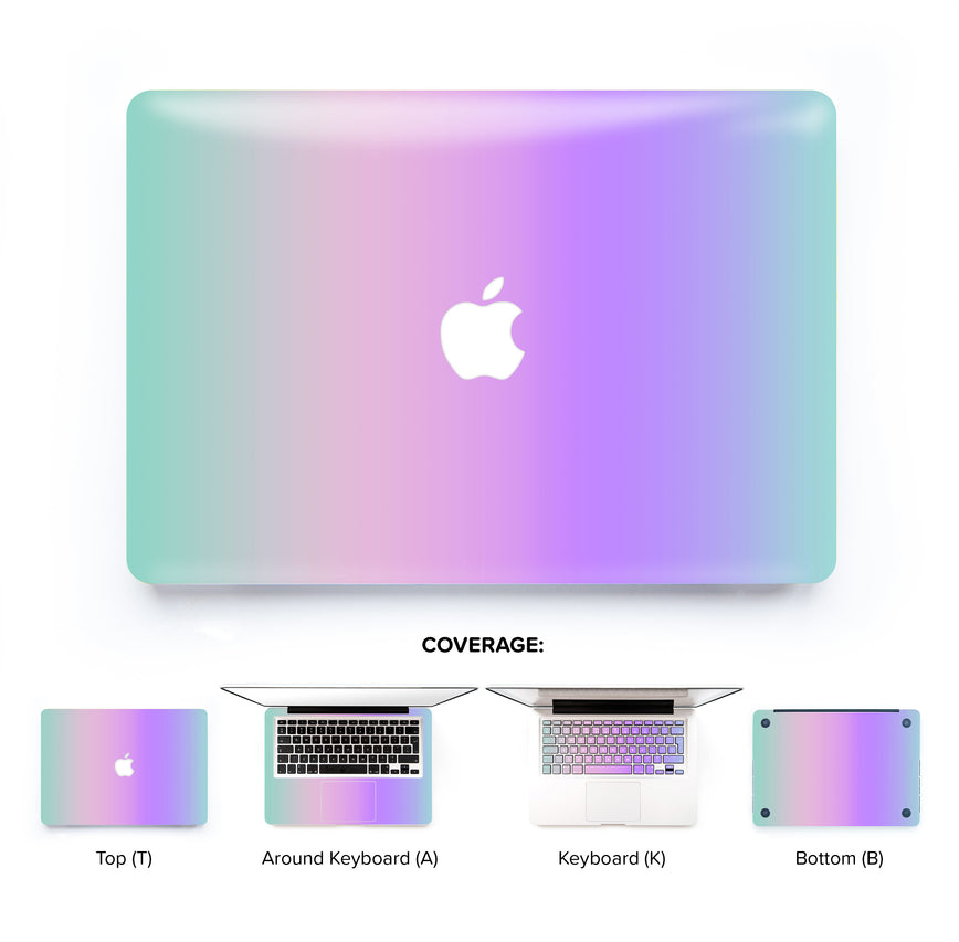 Kawaii Ombre MacBook Skin