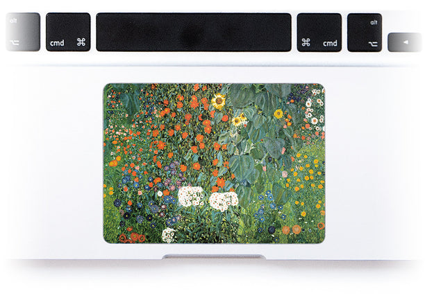 Klimt Garden MacBook Trackpad Sticker at Keyshorts.com