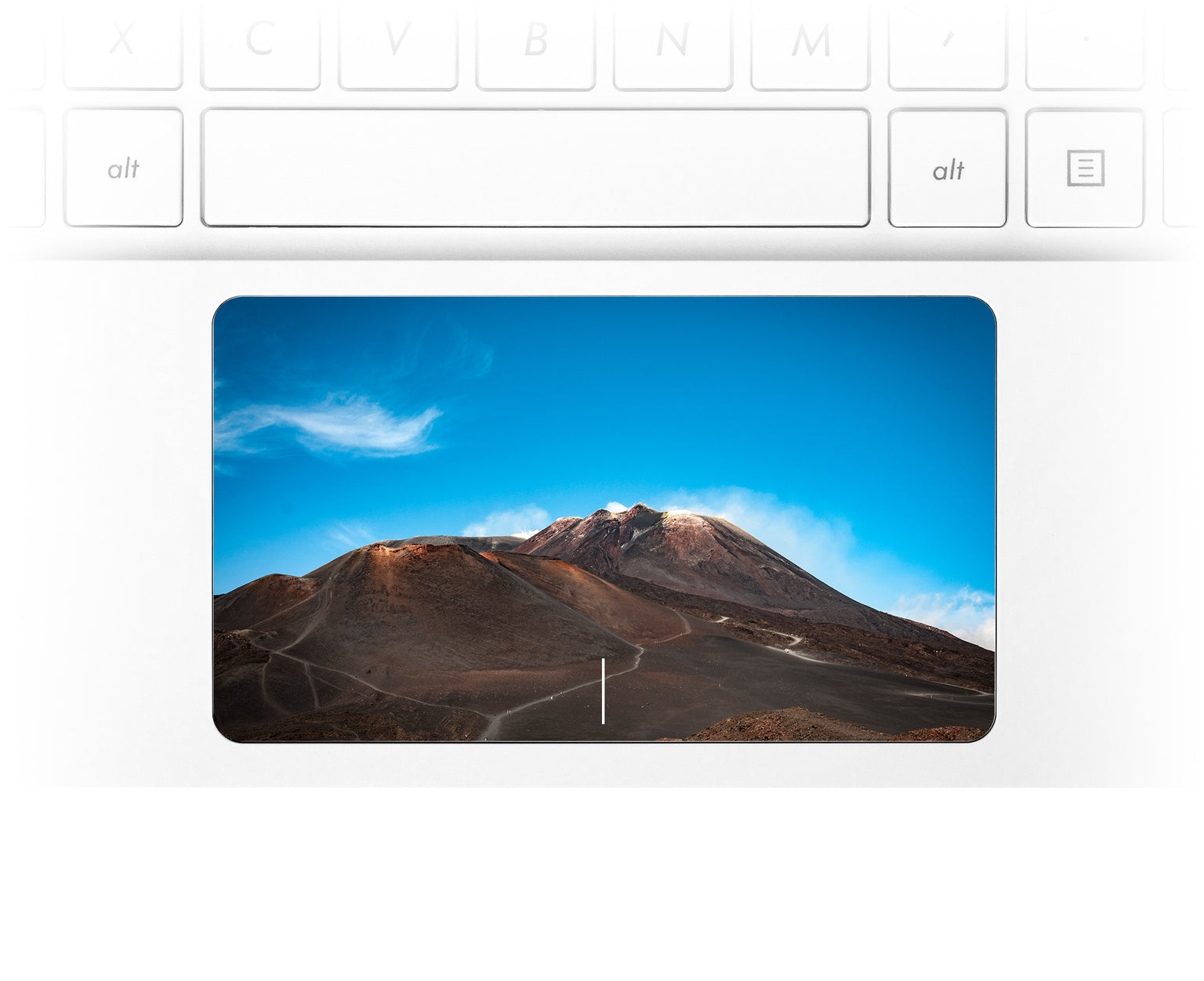 Love on Etna Laptop Trackpad Sticker