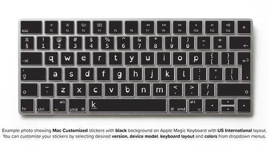 MacBook Keyboard Stickers for MacBook Pro and MacBook Air • Keyshorts