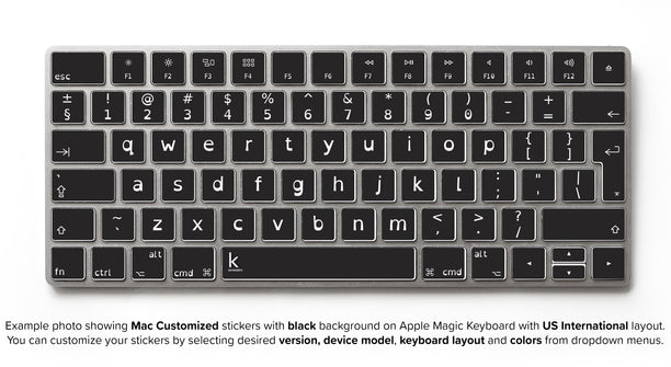 Dyslexia Apple Keyboard Stickers
