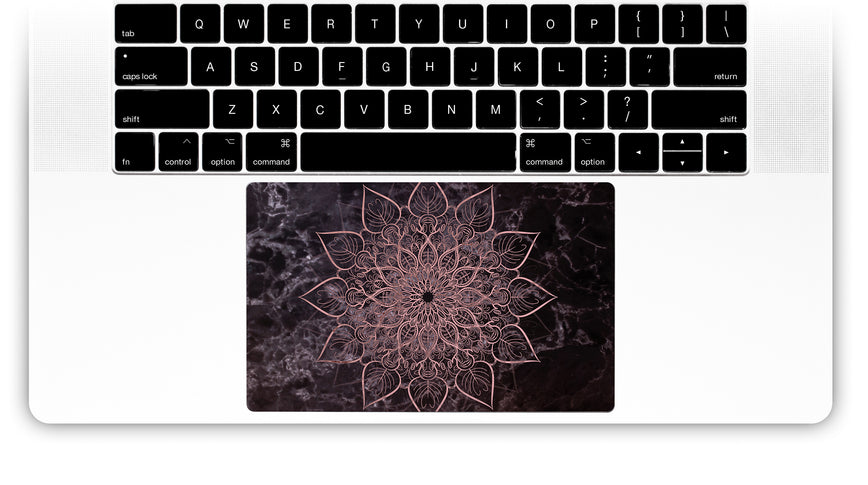 Marbleous Mandala MacBook Trackpad Sticker