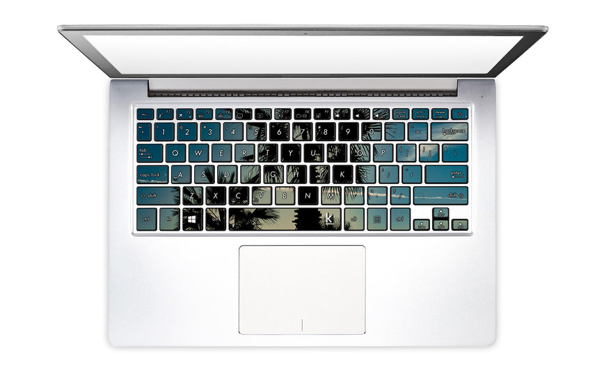Marsala Sunset Laptop Keyboard Stickers