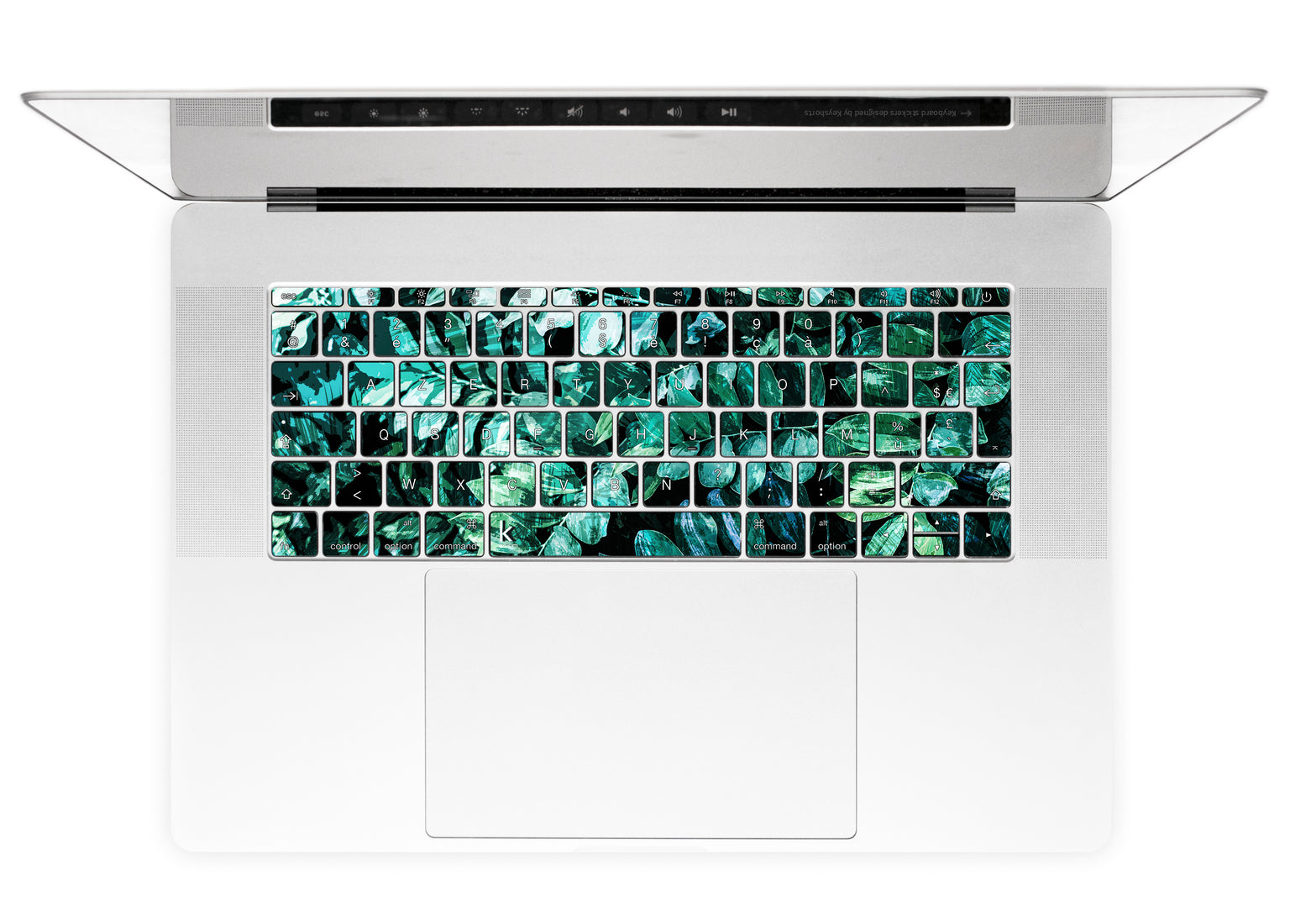 Mineral Leaves MacBook Keyboard Stickers alternate French