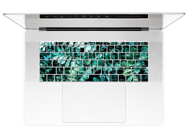 Mineral Leaves MacBook Keyboard Stickers alternate