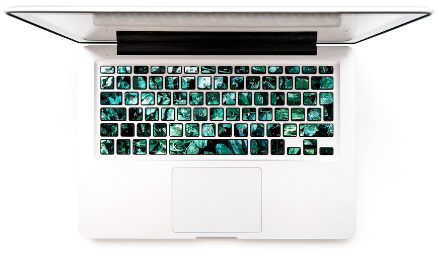 Mineral Leaves MacBook Keyboard Stickers