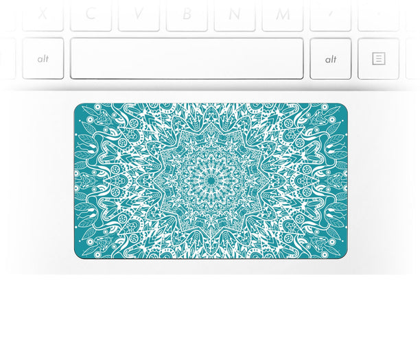 Mint Mandala Laptop Trackpad/Touchpad Sticker