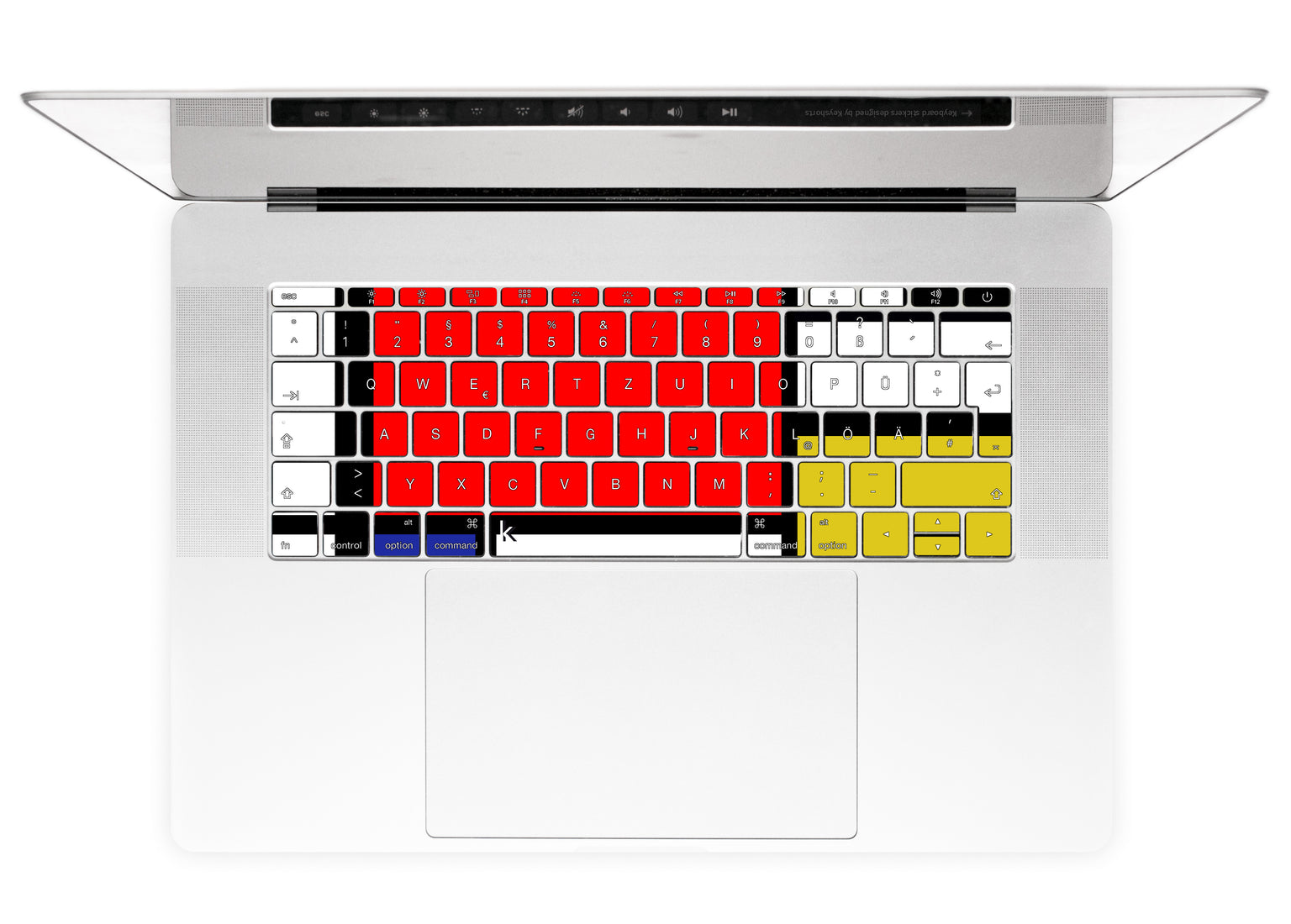 Modernist Dream MacBook Keyboard Stickers alternate German