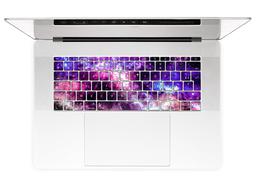 Moon Dust MacBook Keyboard Stickers alternate French