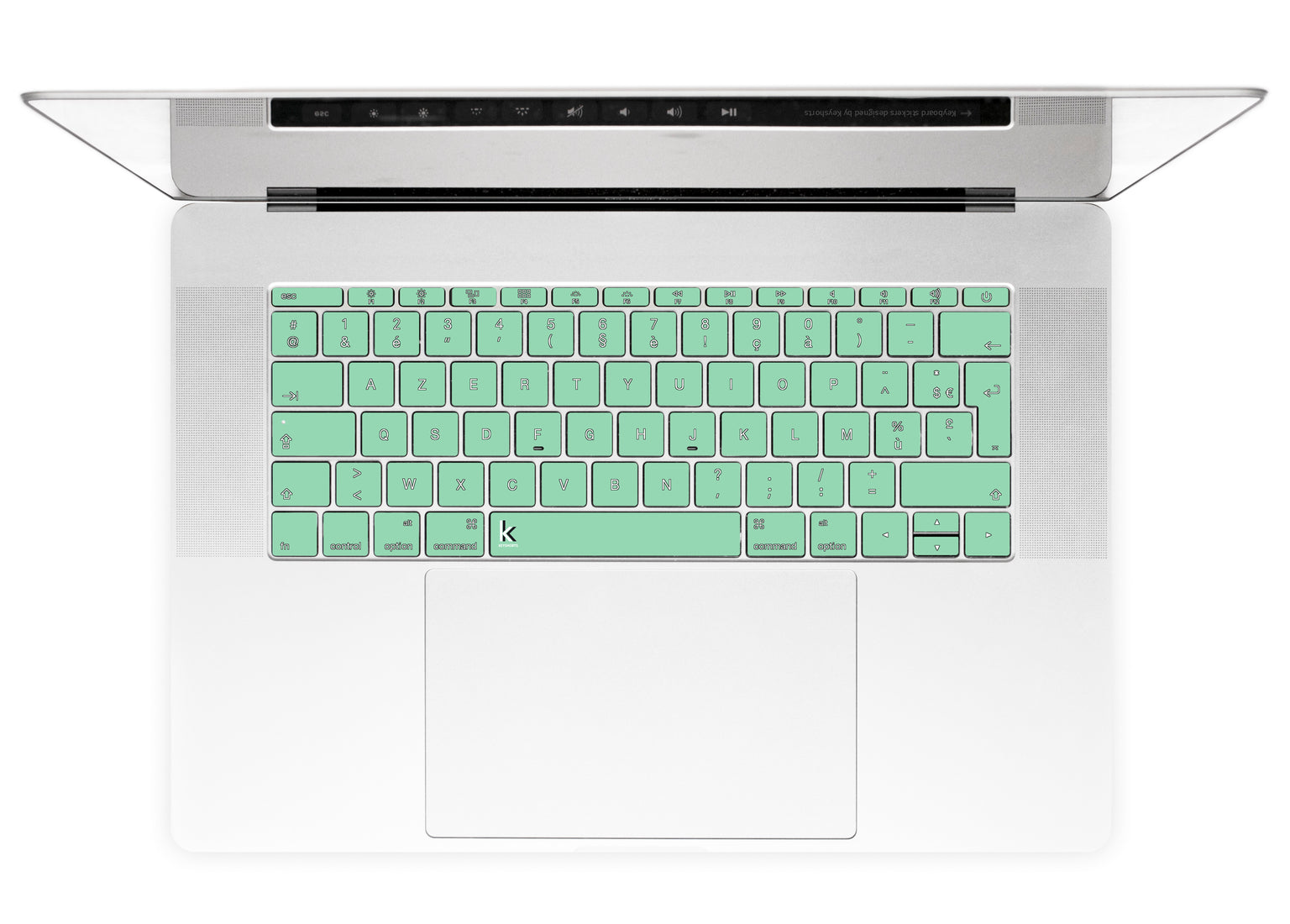 Neo Mint MacBook Keyboard Stickers alternate French