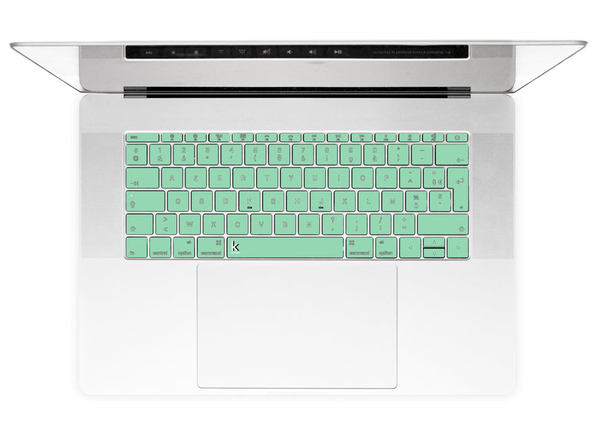 Neo Mint MacBook Keyboard Stickers alternate French