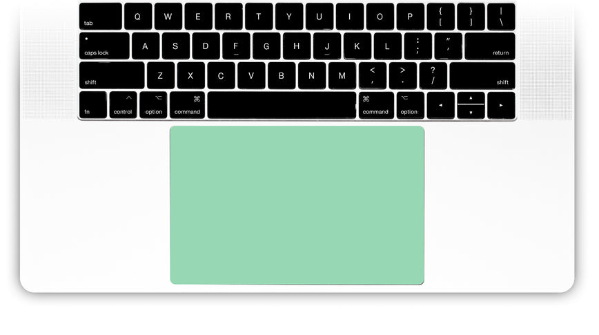Neo Mint MacBook Trackpad Sticker