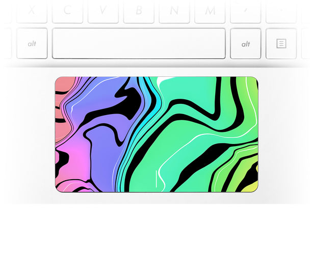 Neon Tiger Laptop Trackpad Sticker