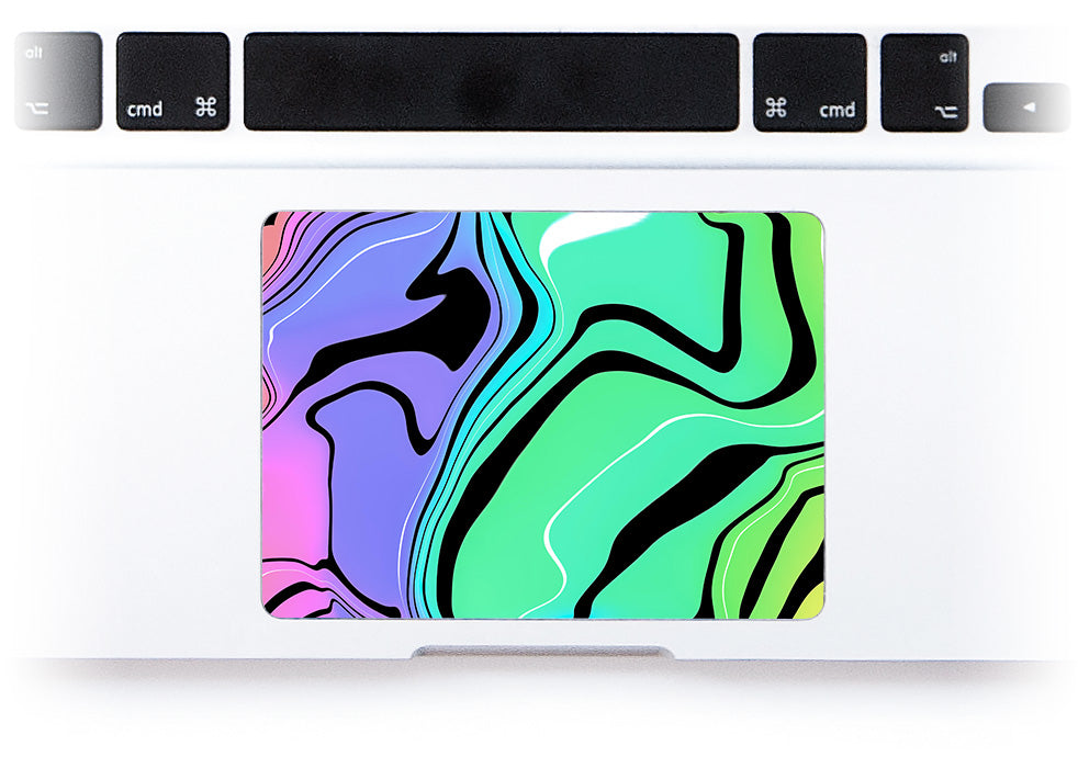 Neon Tiger MacBook Trackpad Sticker alternate