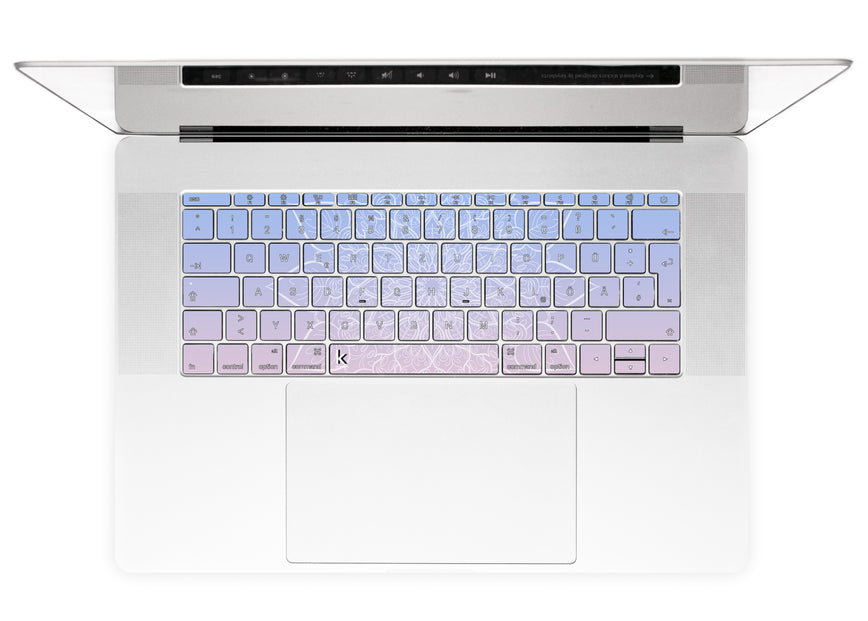 New Power Mandala MacBook Keyboard Stickers alternate German