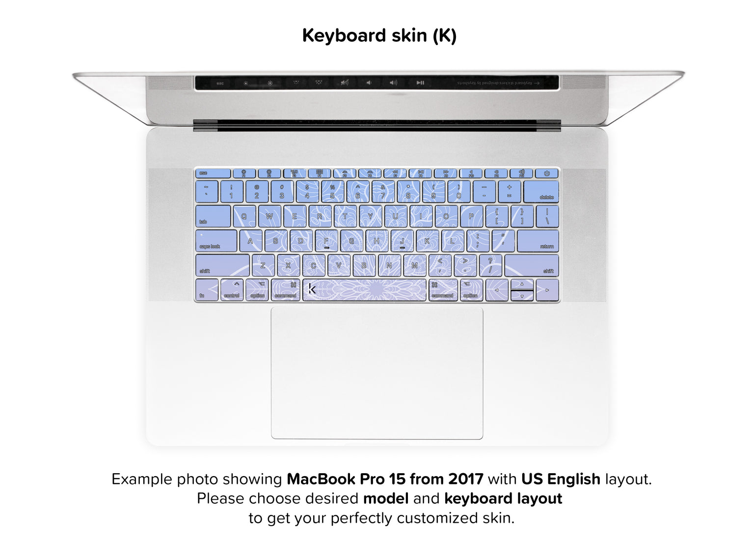New Power Mandala MacBook Skin - keyboard stickers