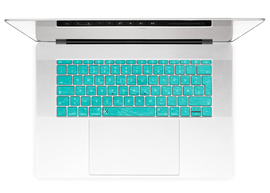No regret MacBook Keyboard Stickers alternate German