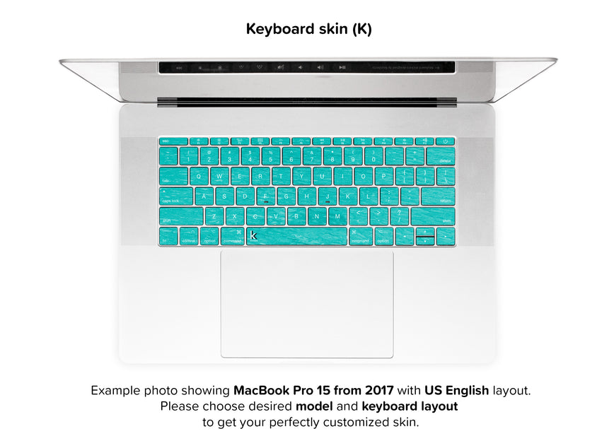 No regret MacBook Skin - keyboard stickers