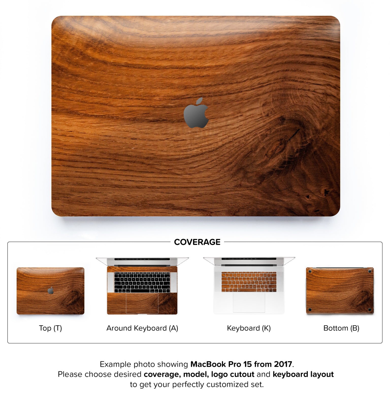 Old Wood MacBook Skin