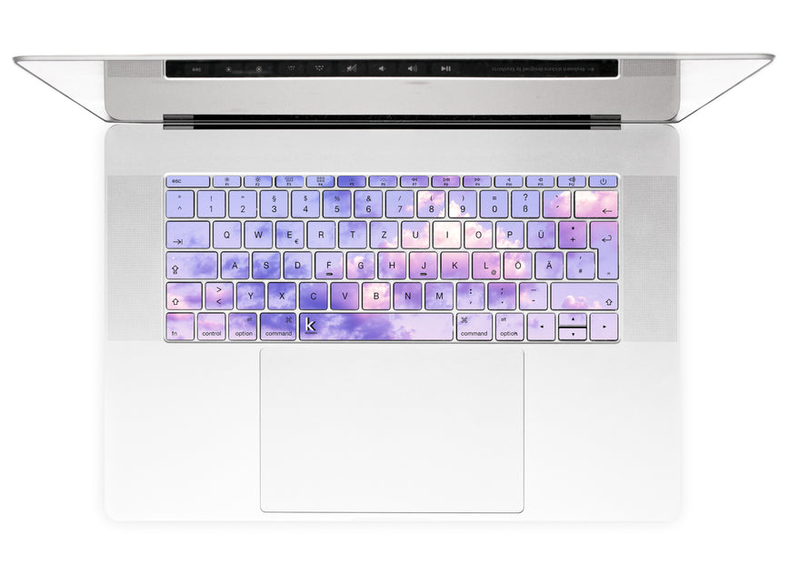 One Bird Sky MacBook Keyboard Stickers alternate German