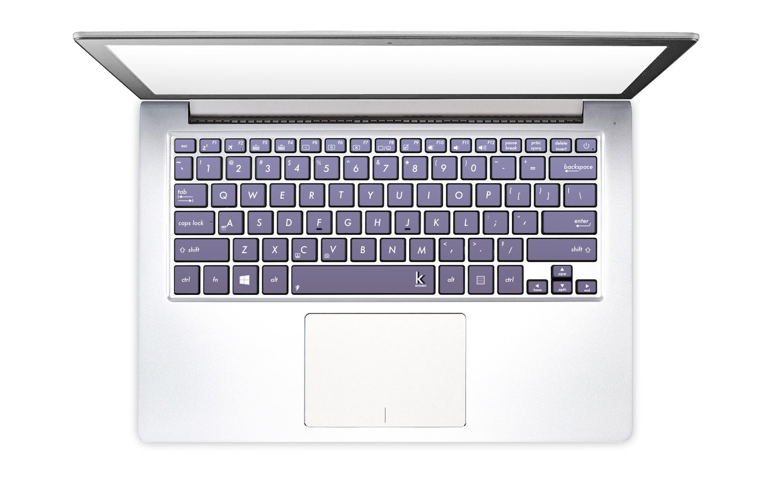 Orchid Gray Laptop Keyboard Stickers
