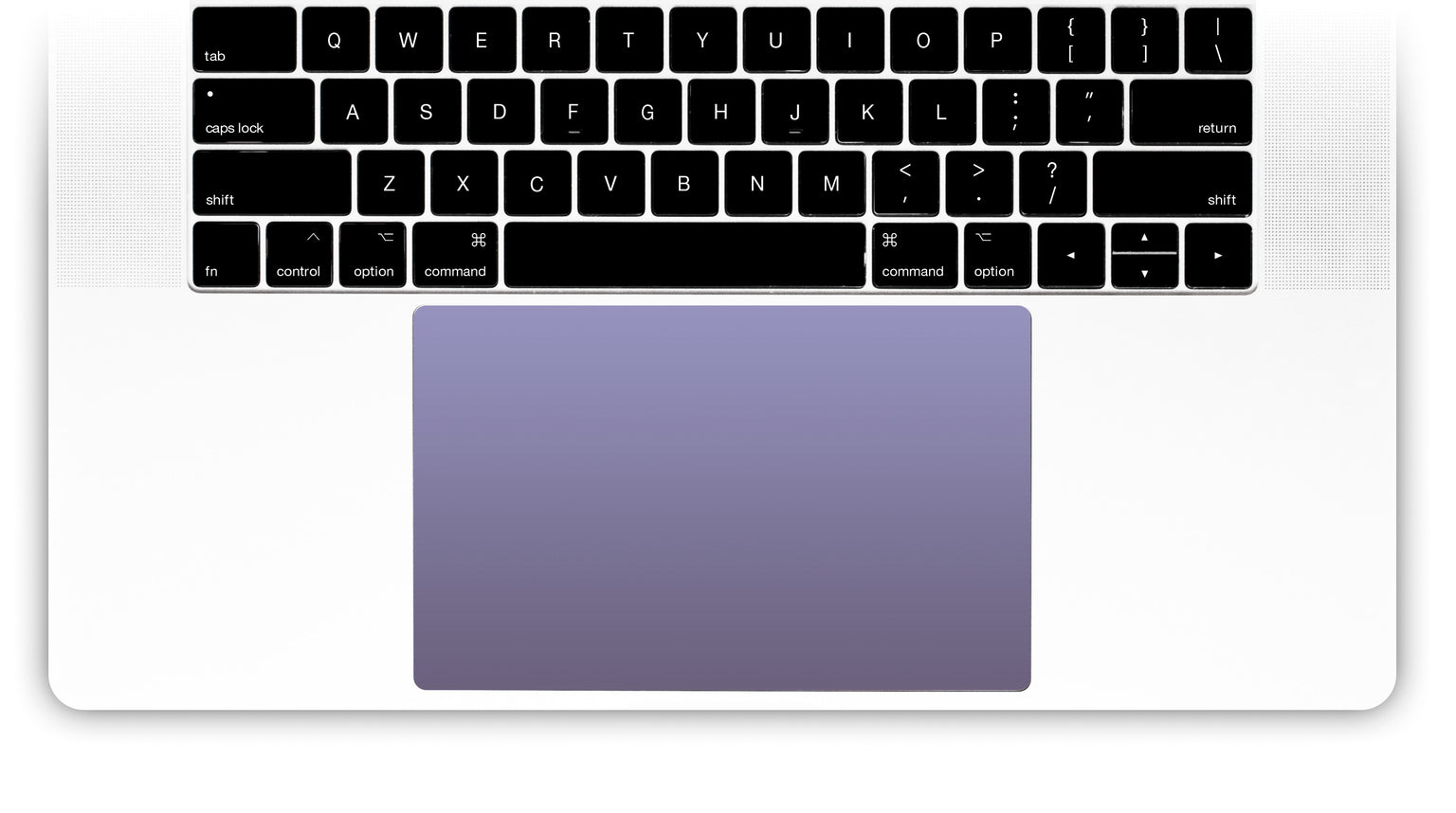 Orchid Gray MacBook Trackpad Sticker