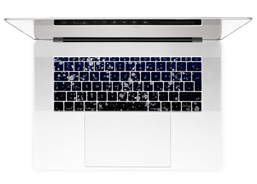Painting At Night MacBook Keyboard Stickers alternate German