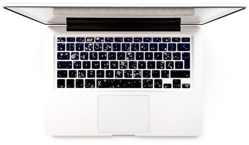 Painting At Night MacBook Keyboard Stickers