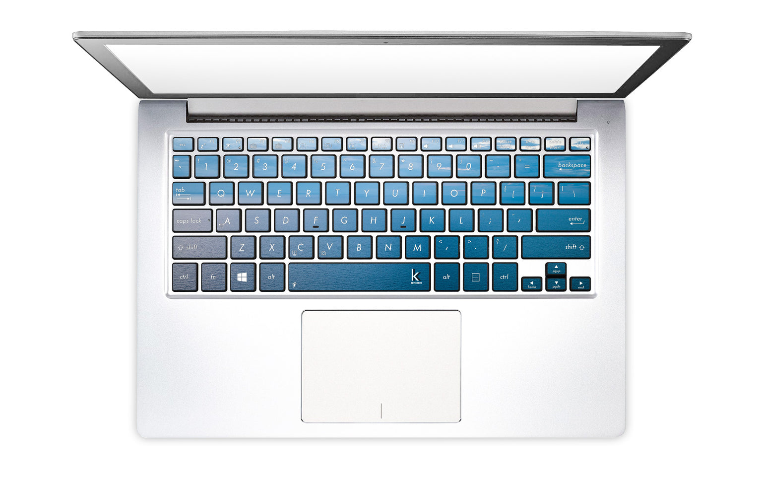 Pastel Ocean Laptop Keyboard Stickers