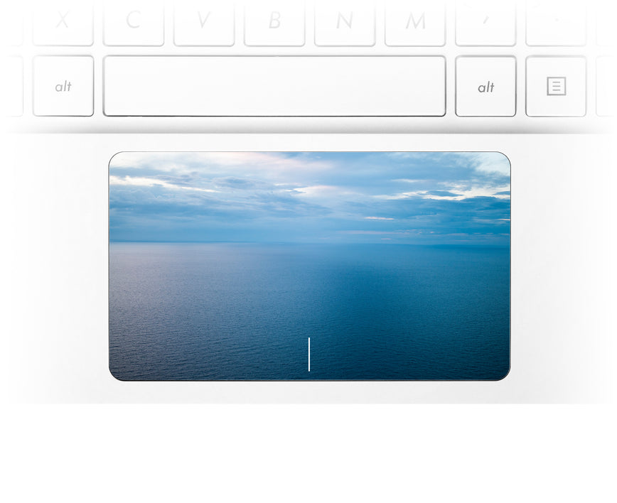 Pastel Ocean Laptop Trackpad Sticker