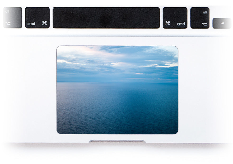 Pastel Ocean MacBook Trackpad Sticker alternate