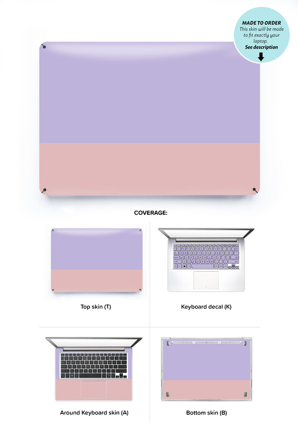 Pastelove Duo Laptop Skin