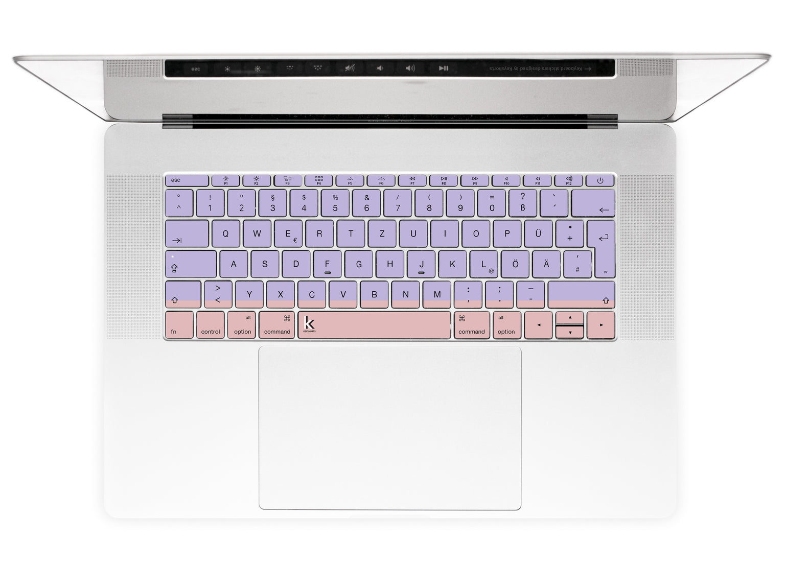 Pastelove Duo MacBook Keyboard Stickers alternate DE