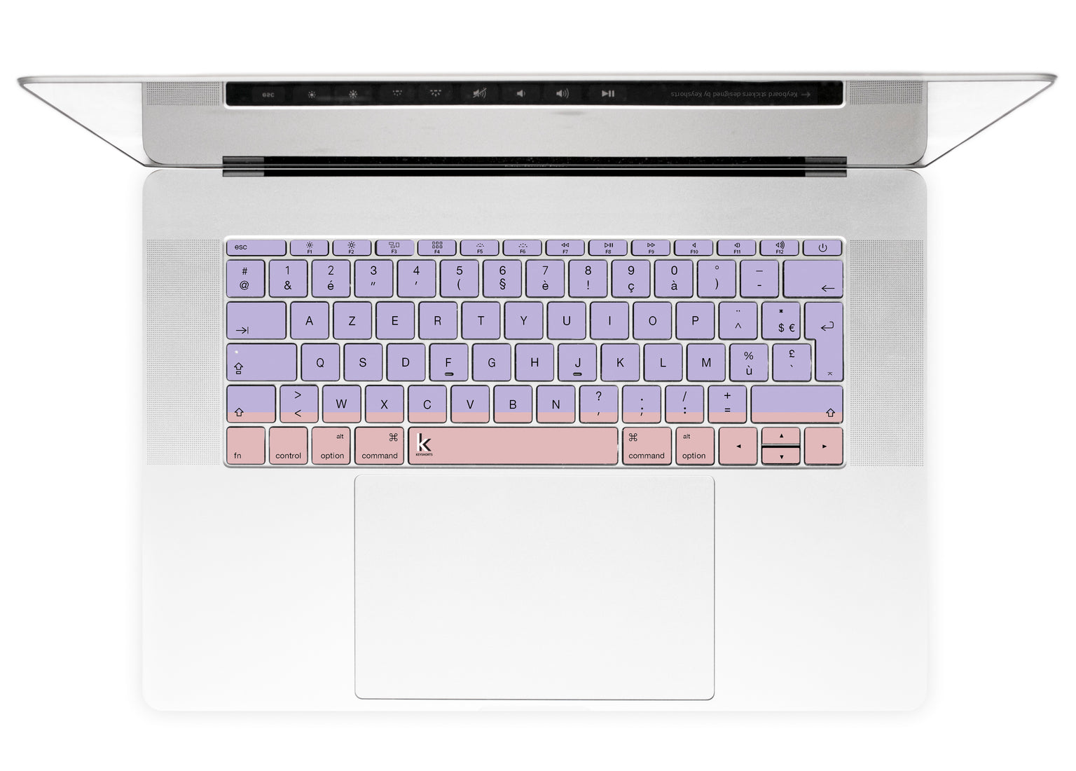 Pastelove Duo MacBook Keyboard Stickers alternate FR
