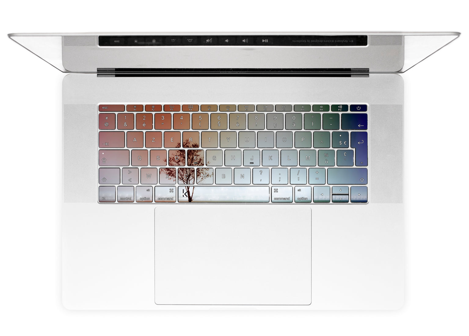 Philly Tree MacBook Keyboard Stickers alternate FR