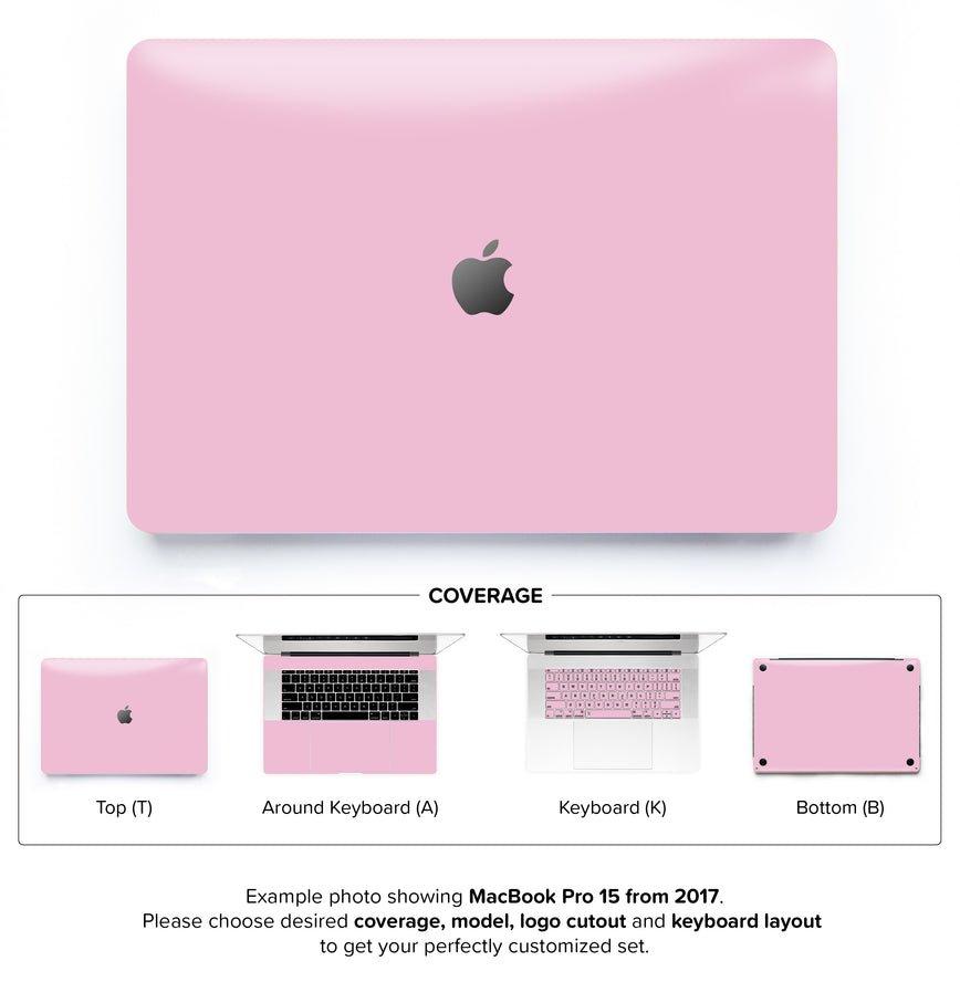 Powder Pink MacBook Skin