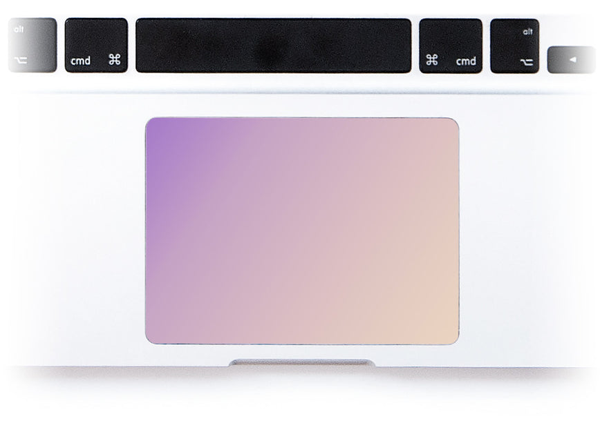 Purple Beige Ombre MacBook Trackpad Sticker alternate