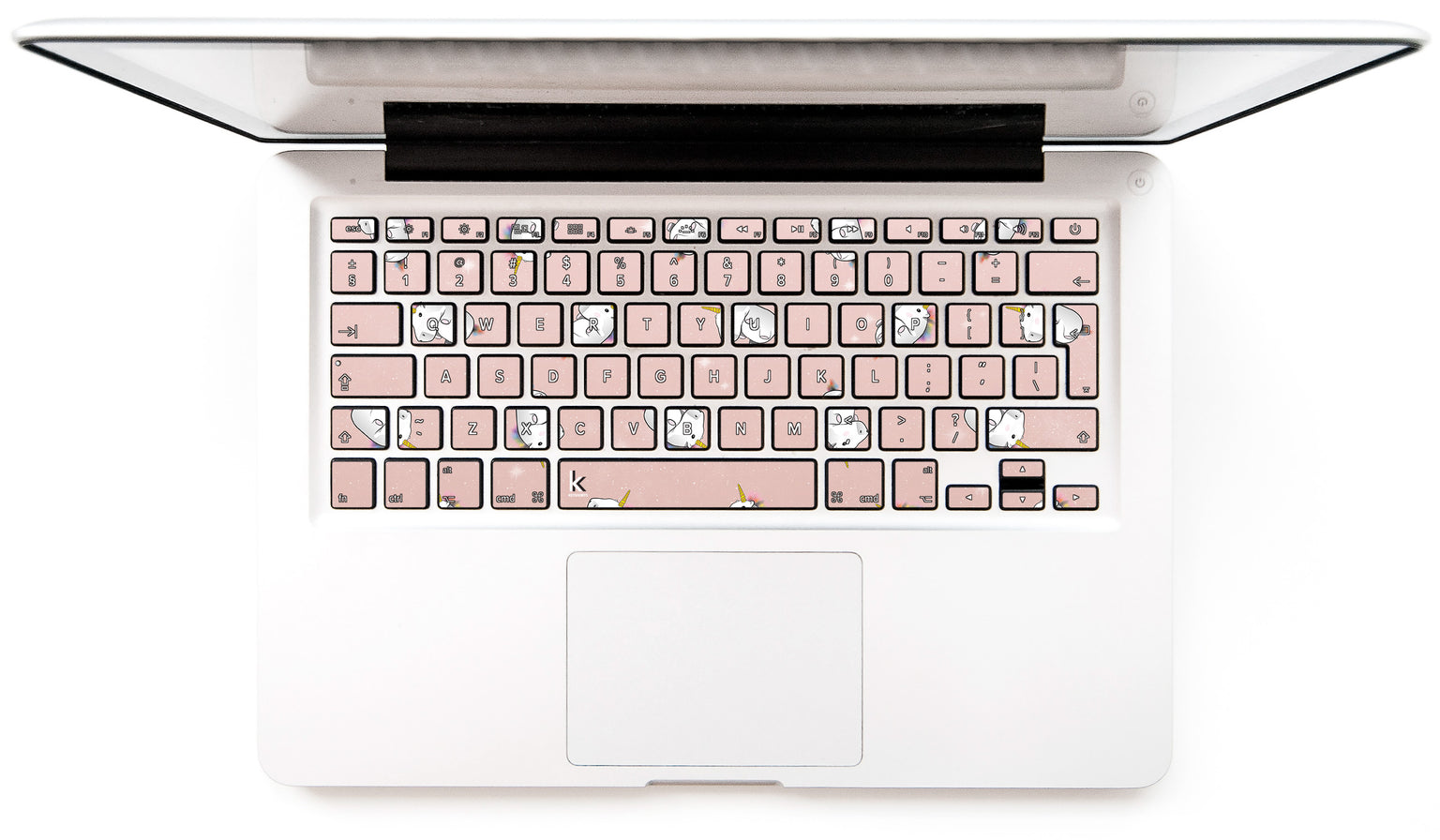 Rose Gold Unicorns MacBook Keyboard Stickers