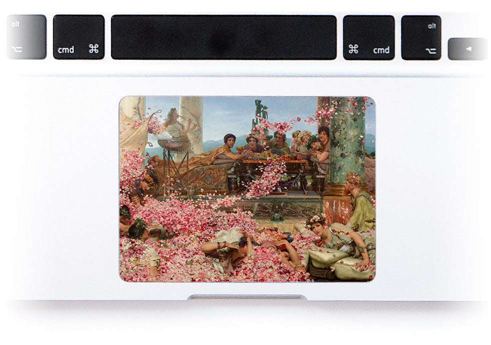 Roses of Heliogabalus MacBook Trackpad Sticker at Keyshorts.com
