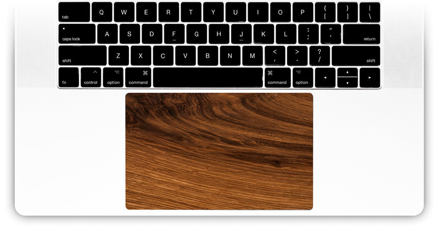 Rustic Wood MacBook Trackpad Sticker