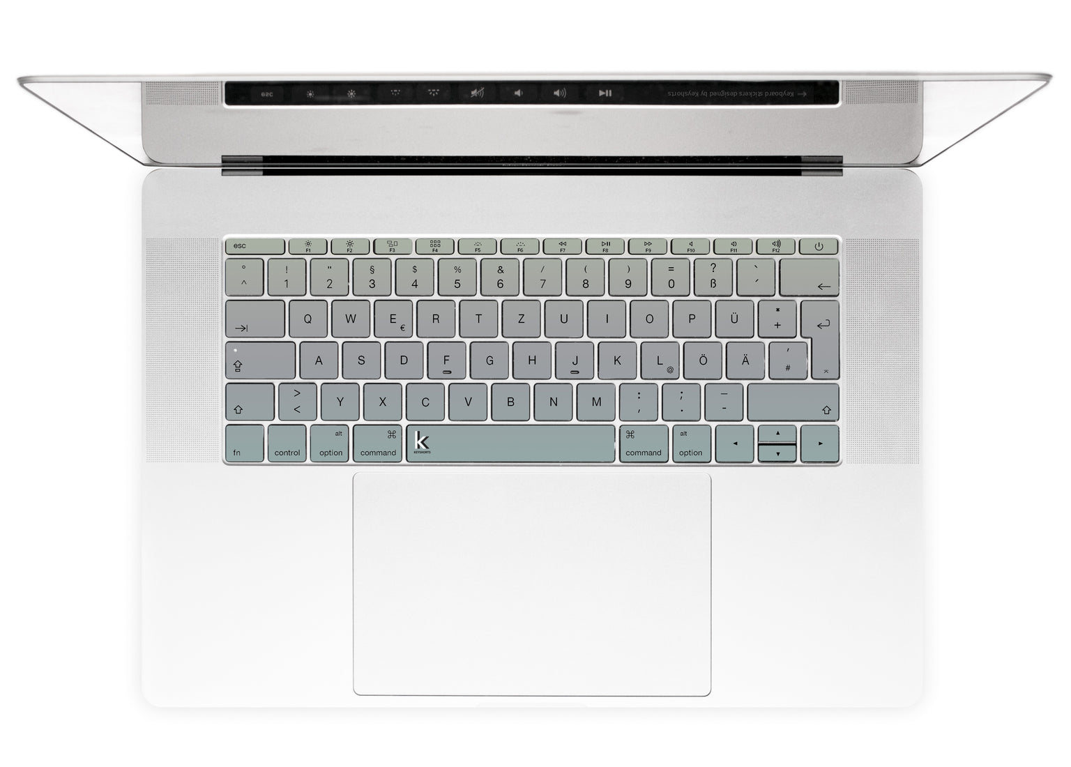Scandi field ombre MacBook Keyboard Stickers alternate DE