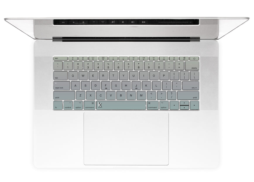 Scandi field ombre MacBook Keyboard Stickers alternate